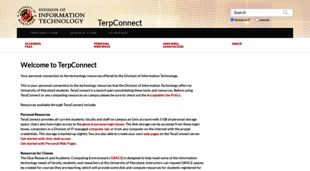 terpconnect.umd.edu