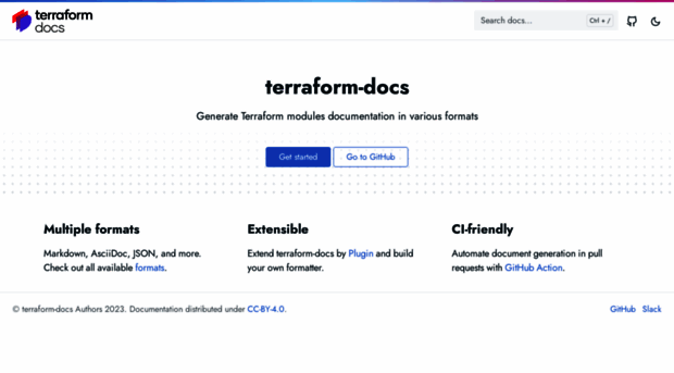 terraform-docs.io