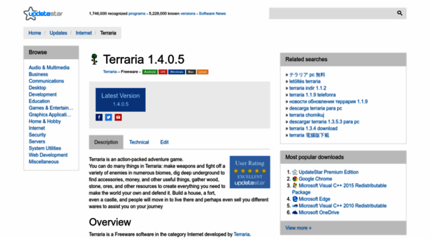 terraria.updatestar.com