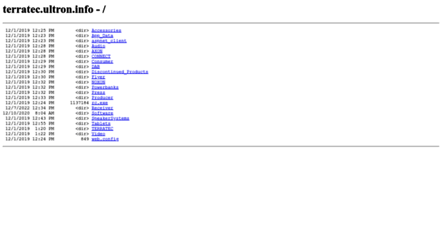 terratec.ultron.info