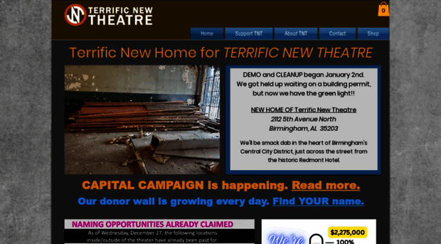 terrificnewtheatre.com