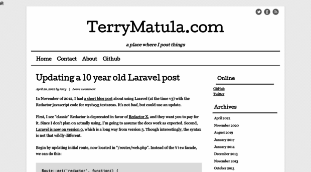 terrymatula.com