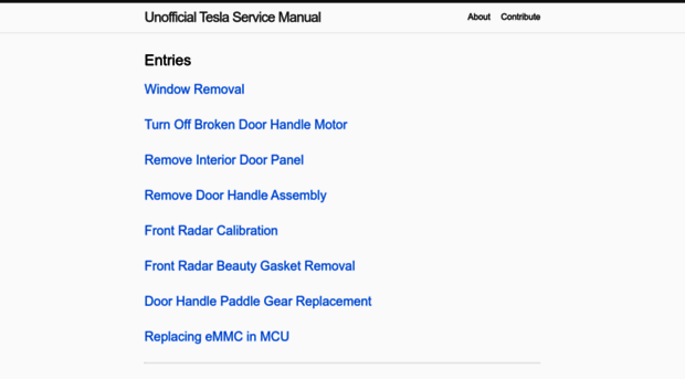 teslaservicemanual.com