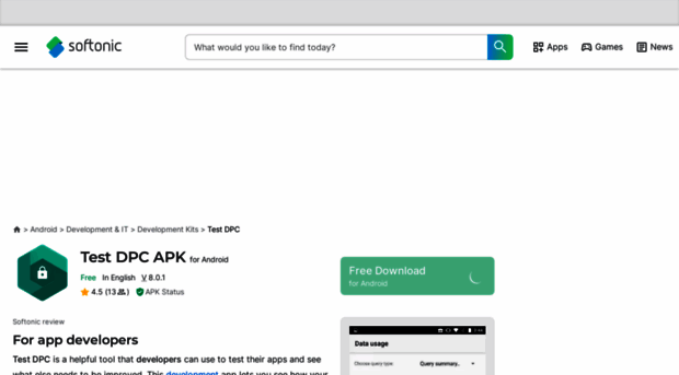 test-dpc.en.softonic.com