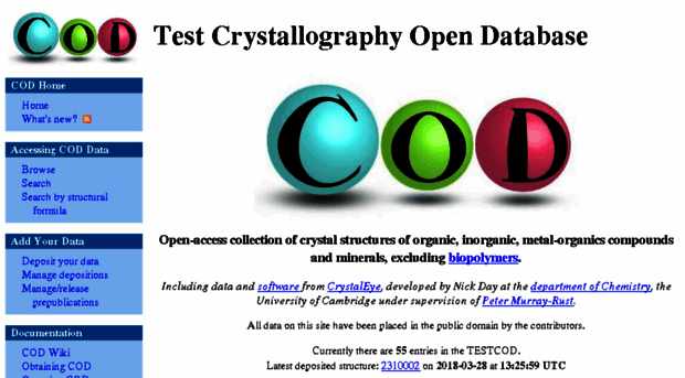 test.crystallography.net