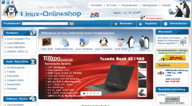 test.linux-onlineshop.de