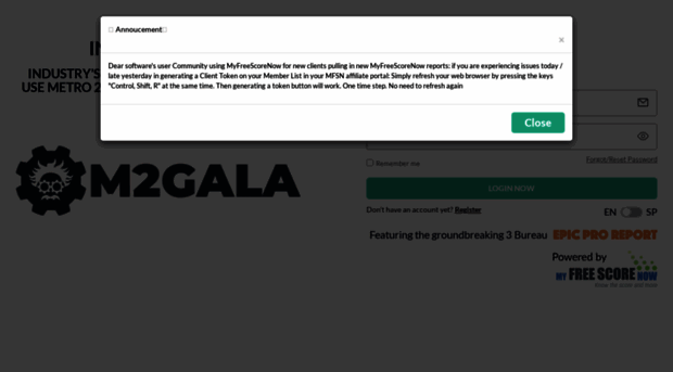 test.m2gala.com