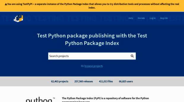 test.pypi.org