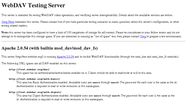 test.webdav.org