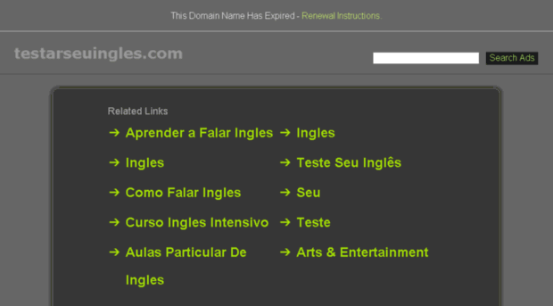 testarseuingles.com