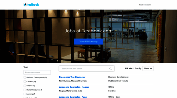 testbook.recruiterbox.com