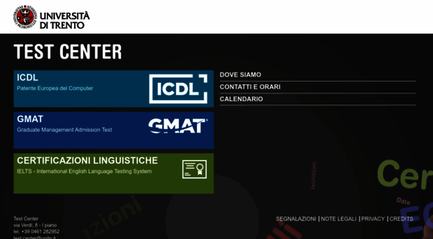 testcenter.unitn.it