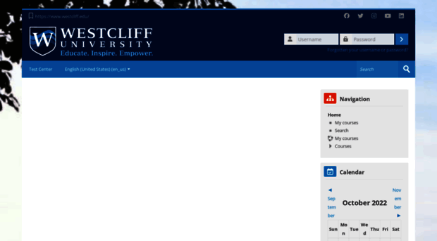 testcenter.westcliff.edu