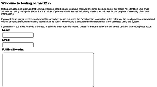 testing.ocmail12.in