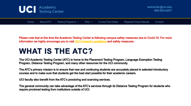 testingcenter.uci.edu