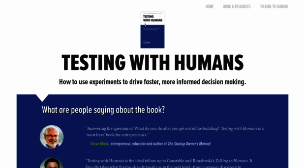 testingwithhumans.com