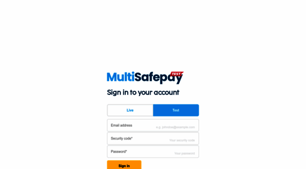 testmerchant.multisafepay.com