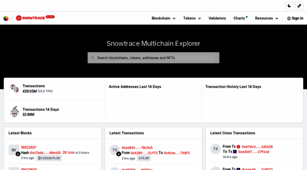testnet.snowtrace.io