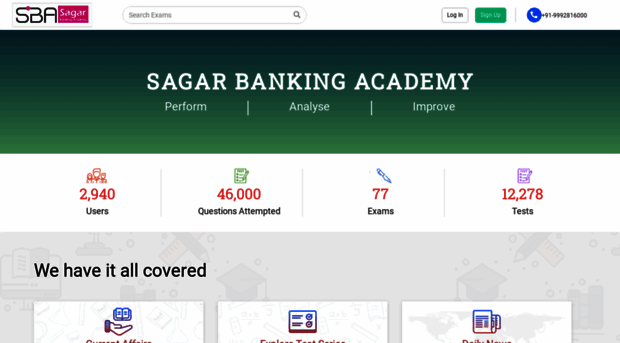 testseries.sagarbankingacademy.com