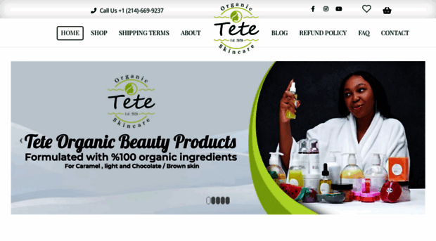 teteorganicskincare.com