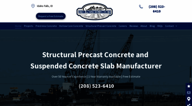 tetonprestressconcrete.com