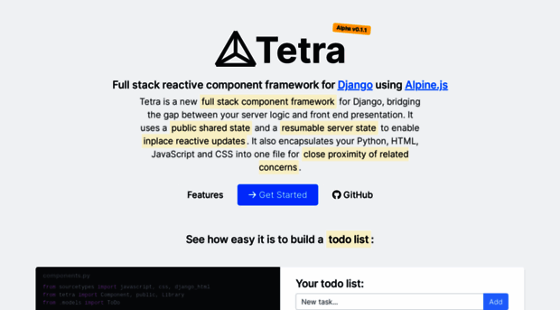 tetraframework.com