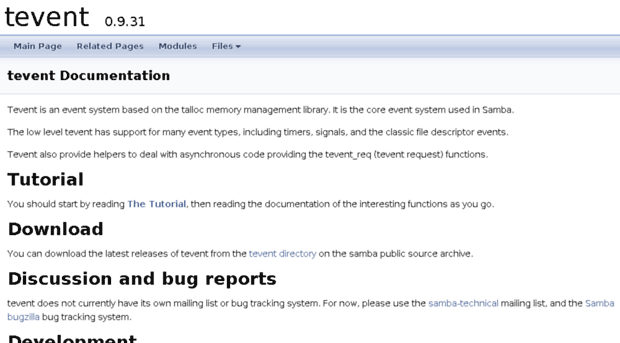 tevent.samba.org