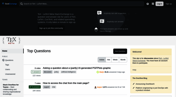 tex.meta.stackexchange.com