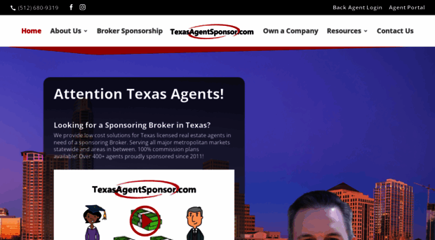 texasagentsponsor.com