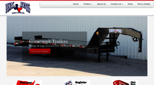 texasbraggtrailers.com