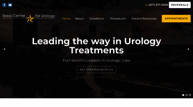 texascenterforurology.com