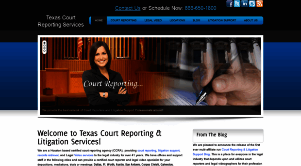 texascourtreportingservices.com