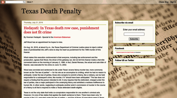 texasdeathpenalty.blogspot.com