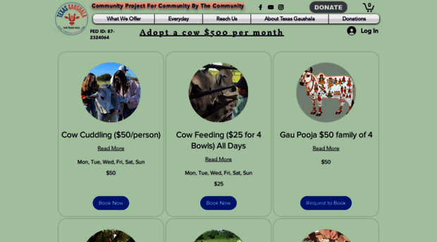 texasgaushala.com