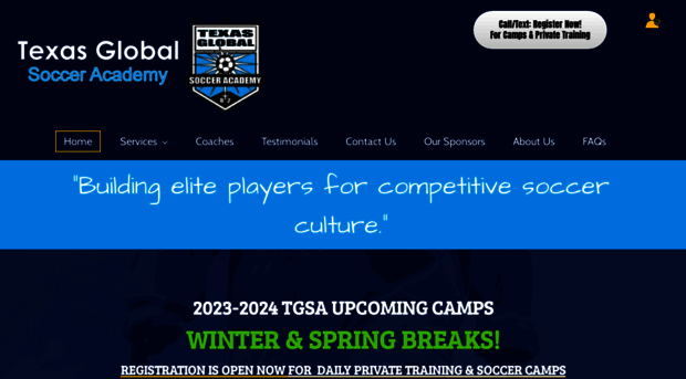 texasglobalsocceracademy.com