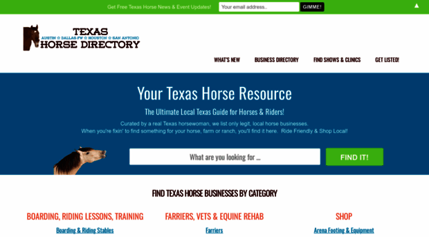 texashorsedirectory.com