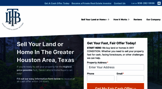 texaslandandhomebuyers.com