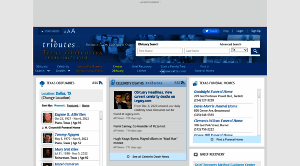 texasobits.tributes.com