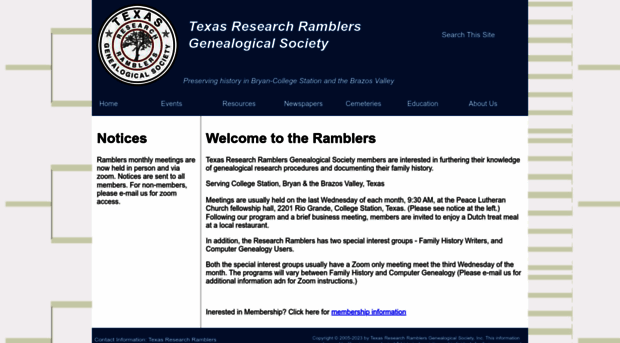 texasresearchramblers.org