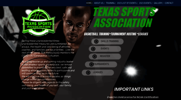 texassportsassociation.com