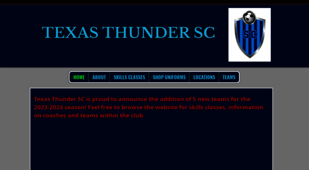 texasthundersc.org