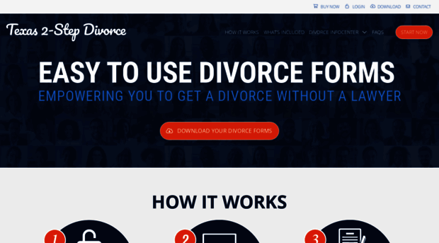 texastwostepdivorce.com