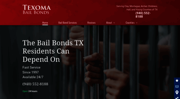 texomabailbonds.com