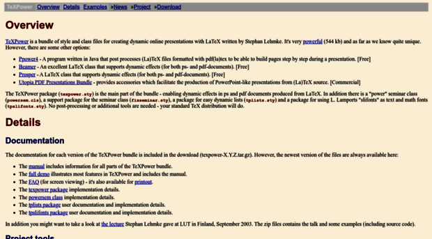 texpower.sourceforge.net