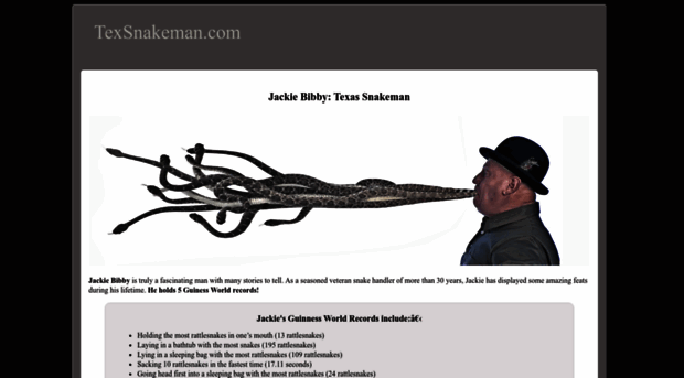 texsnakeman.com