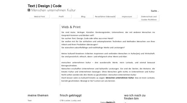 text-design-code.de