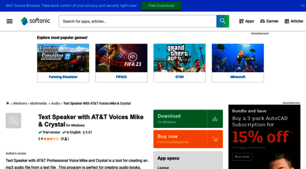text-speaker-with-at-t-voices-mike-crystal.en.softonic.com