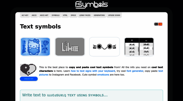 text-symbols.com
