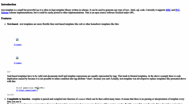 text-template.sourceforge.net