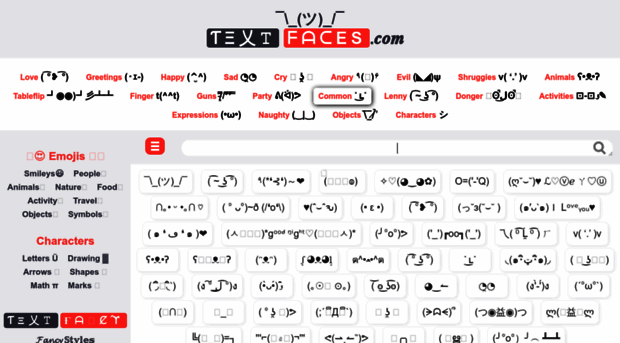 textfaces.com